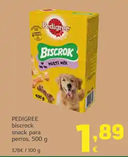 HiperDino PEDIGREE biscrock snack para perros oferta