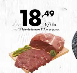 Supermercados Lupa Filete de ternera 1ºA o empanar. oferta