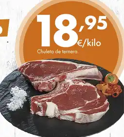 Supermercados Lupa Chuleta de ternera oferta
