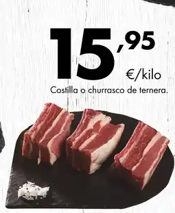 Supermercados Lupa Costilla o churrasco de ternera oferta