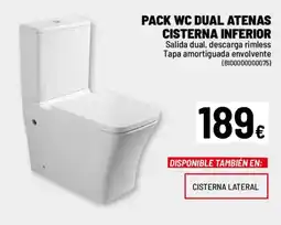 Brico Depôt Pack wc dual atenas cisterna inferior oferta