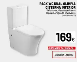 Brico Depôt Pack wc dual olimpia cisterna inferior oferta