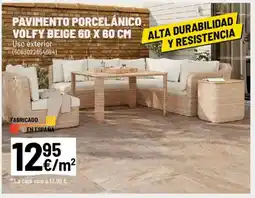 Brico Depôt Pavimento porcelánico volfy beige oferta