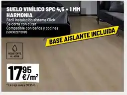 Brico Depôt Suelo vinílico spc 4,5+1 mm harmonia oferta