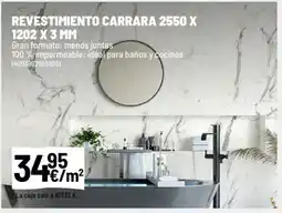 Brico Depôt Revestimiento carrara 2550 x 1202 x 3 mm oferta