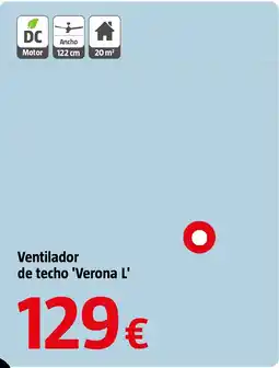 Bauhaus Ventilador de techo 'Verona L' oferta