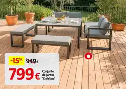 Bauhaus Conjunto de jardín 'Christine' oferta