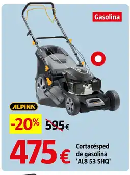 Bauhaus ALPINN Cortacésped de gasolina 'AL8.53 SHQ' oferta