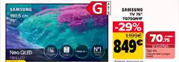 Carrefour SAMSUNG TV 75" TQ75QN1F oferta