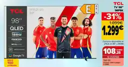 Carrefour TCL TV 98" 98P8K oferta