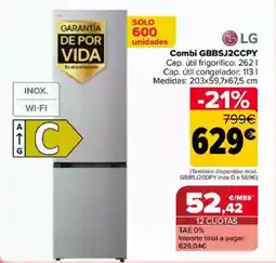 Carrefour LG Combi GBBSJ2CCPY oferta