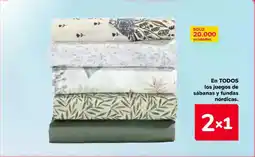Carrefour En todos los juegos de sábanas y fundas nórdicas. oferta
