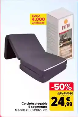 Carrefour Colchón plegable 4 segmentos oferta