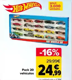 Carrefour Pack 20 vehículos oferta