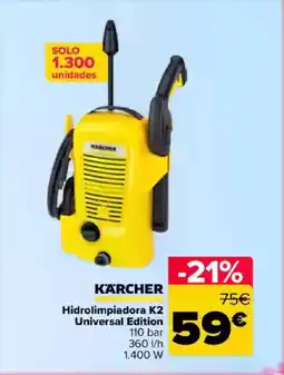 Carrefour KARCHER Hidrolimpiadora K2 Universal Edition oferta