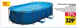 Carrefour Piscina tubular oval Tortuga Carrefour oferta