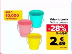 Carrefour Vela citronela oferta