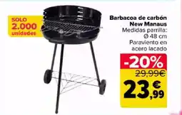 Carrefour Barbacoa de carbón New Manaus oferta