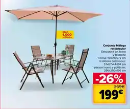 Carrefour Conjunto Málaga rectangular oferta