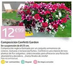 Jardiland Composición Confetti Garden oferta