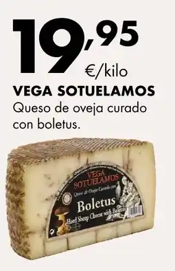 Supermercados Lupa VEGA SOTUELAMOS Queso de oveja curado con boletus. oferta