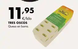 Supermercados Lupa TRES OSCOS Queso en barra oferta