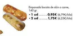Supermercados Lupa Empanada bocata de atún o carne oferta