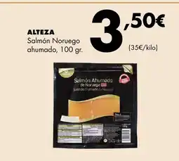 Supermercados Lupa ALTEZA Salmón Noruego ahumado oferta