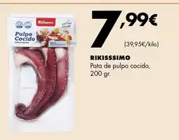 Supermercados Lupa RIKISSSIMO Pata de pulpo cocido oferta