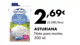 Supermercados Lupa ASTURIANA Nata para montar oferta