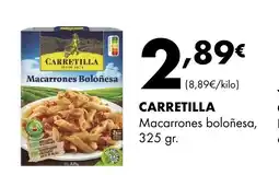 Supermercados Lupa CARRETILLA Macarrones boloñesa oferta