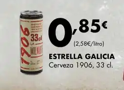 Supermercados Lupa ESTRELLA GALICIA Cerveza 1906 oferta