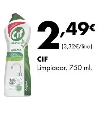 Supermercados Lupa CIF Limpiador oferta