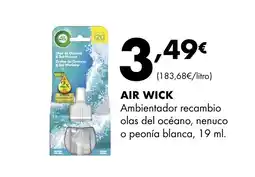 Supermercados Lupa AIR WICK Ambientador recambio olas del océano, nenuco o peonía blanca oferta