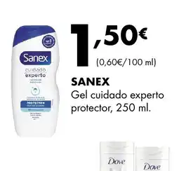 Supermercados Lupa SANEX Gel cuidado experto protector oferta