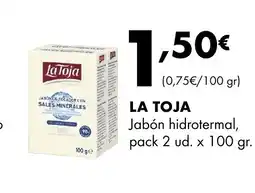Supermercados Lupa LA TOJA Jabón hidrotermal oferta