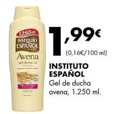 Supermercados Lupa INSTITUTO ESPAÑOL Gel de ducha avena oferta