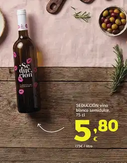 HiperDino SEDUCCIÓN vino blanco semidulce oferta