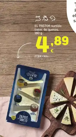 HiperDino EL PASTOR surtido tapas de quesos oferta