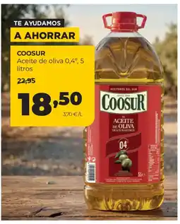 Alimerka COOSUR Aceite de oliva 0,4° oferta