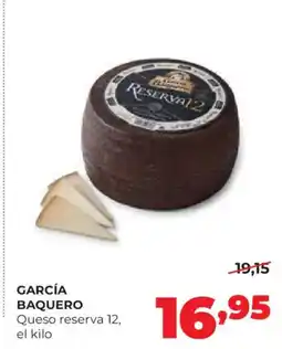Alimerka GARCÍA BAQUERO Queso reserva 12 oferta