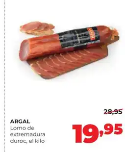 Alimerka ARGAL Lomo de extremadura duroc oferta