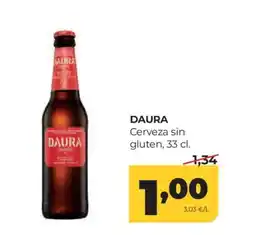Alimerka DAURA Cerveza sin gluten oferta
