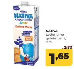 Alimerka NATIVA Leche junior galleta maría oferta