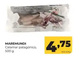 Alimerka MAREMUNDI Calamar patagónico oferta