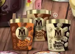 Alimerka MAGNUM Bon bon cereza y chocolate con leche, chocolate blanco y galletas oferta