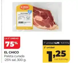 Alimerka EL CHICO Paleta curada -25% sal oferta