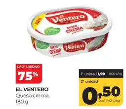 Alimerka EL VENTERO Queso crema oferta