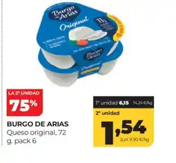 Alimerka BURGO DE ARIAS Queso original oferta