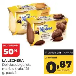Alimerka LA LECHERA Delicias de galleta maría o trufa oferta